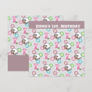 Tarjetas de invitación de cumpleaños de Emma