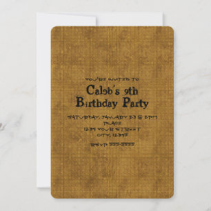 Tarjetas de invitación de cumpleaños de estilo gru