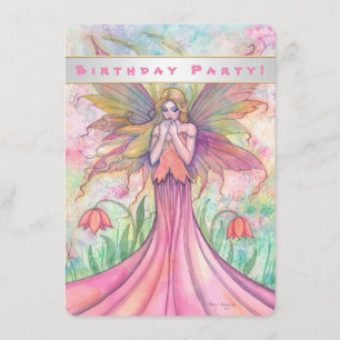 Tarjetas de Invitación de Cumpleaños de Niñas Hada