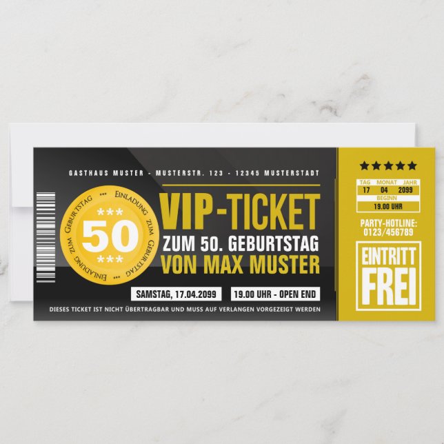 Tarjetas de invitación de cumpleaños invitaciones (Anverso)