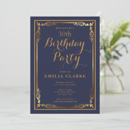 Tarjetas de Invitación de Cumpleaños Modernas y El