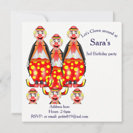 tarjetas de invitación de cumpleaños para niños