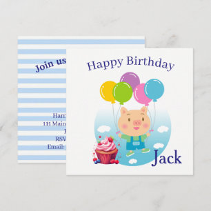 Tarjetas de Invitación de Cumpleaños para Niños