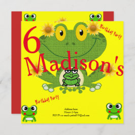 tarjetas de invitación de cumpleaños para niños