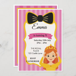 Tarjetas de invitación de cumpleaños y graduación