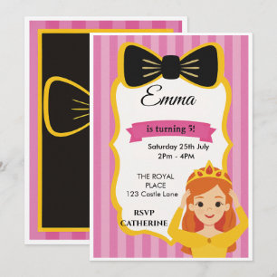 Tarjetas de invitación de cumpleaños y graduación