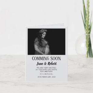 Tarjetas de invitación de embarazo