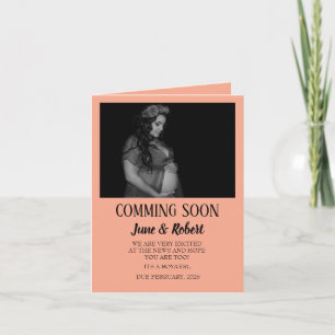 Tarjetas de invitación de embarazo