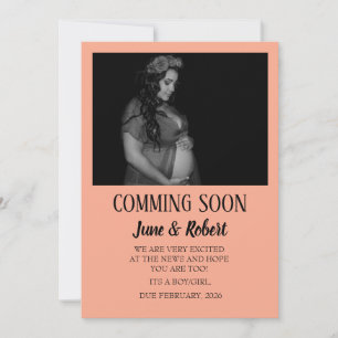 Tarjetas de invitación de embarazo
