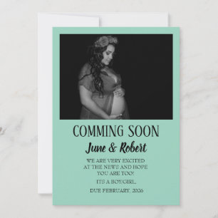 Tarjetas de invitación de embarazo