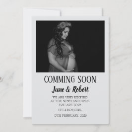 Tarjetas de invitación de embarazo