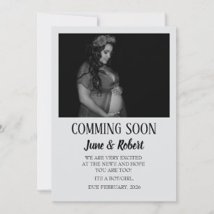 Tarjetas de invitación de embarazo