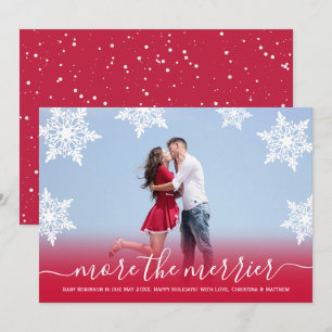 Tarjetas de Invitación de embarazo de Navidades de