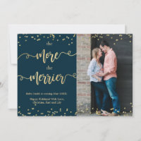 Tarjetas de Invitación de embarazo de Navidades fo