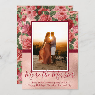 Tarjetas de Invitación de embarazo para Navidades 