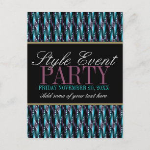 Tarjetas de invitación de fiesta de oficina con pa