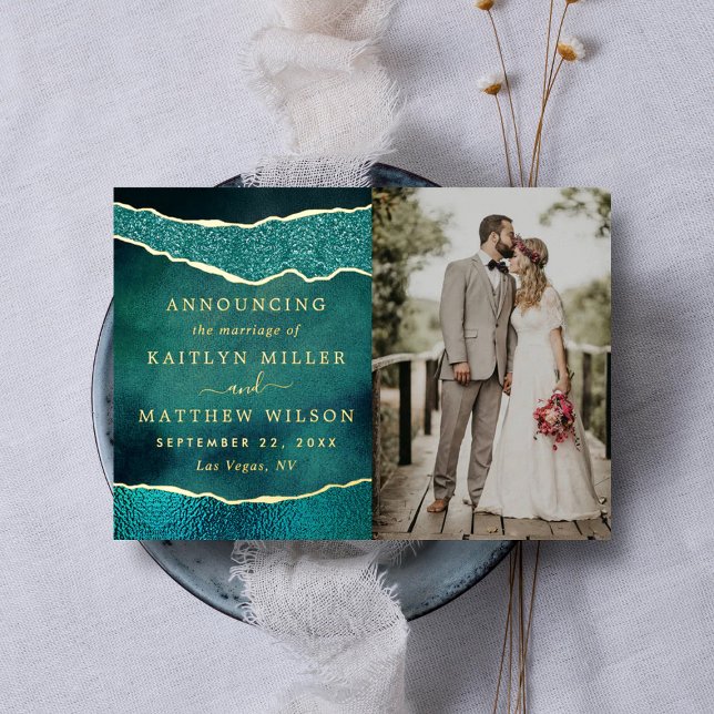 Tarjetas de Invitación de fotos de Boda elegante (Subido por el creador)