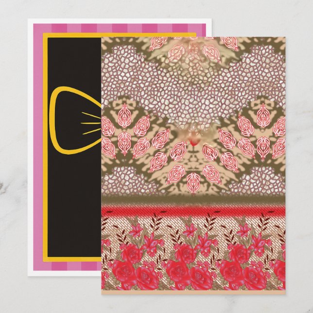 Tarjetas de Invitación de graduación, cumpleaños y (Anverso / Reverso)