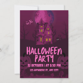 Tarjetas de invitación de Halloween!
