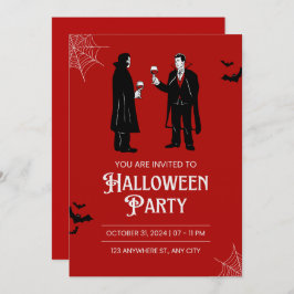 Tarjetas de invitación de Halloween!