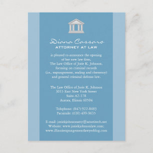 Tarjetas de Invitación de la firma de abogados