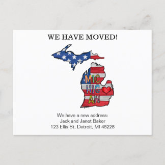 Tarjetas de Invitación de movimiento Michigan