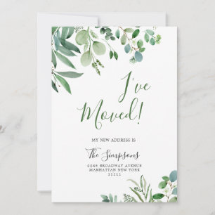 Tarjetas de Invitación de navegación Eucalyptus Mo