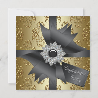 Tarjetas de Invitación Elegantes de Compromiso en 