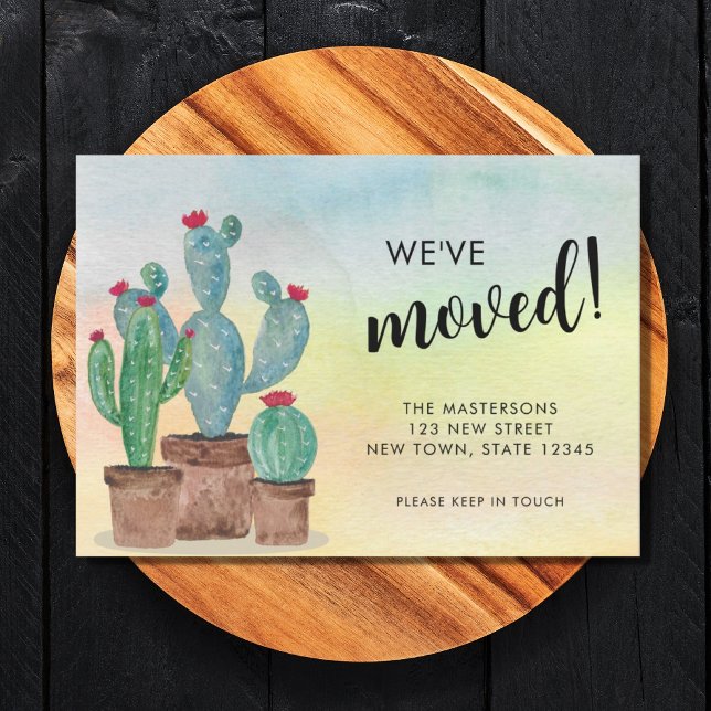 Tarjetas de Invitación en movimiento de cactus de  (Subido por el creador)