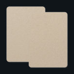 Tarjetas de Invitación Kraft Personalizadas de 3,5<br><div class="desc">Crea invitaciones personalizadas impresionantes con nuestras tarjetas de papel Kraft premium de 3, 5" x 5". Estas invitaciones versátiles y ecológicas tienen esquinas redondeadas y un acabado suave de tono terroso, perfecto para cualquier ocasión especial. Elaboradas con un grosor de 14 pt y un peso de 100 lb, nuestras invitaciones...</div>