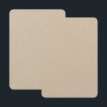 Tarjetas de Invitación Kraft Personalizadas de 3,5<br><div class="desc">Crea invitaciones personalizadas impresionantes con nuestras tarjetas de papel Kraft premium de 3, 5" x 5". Estas invitaciones versátiles y ecológicas tienen esquinas redondeadas y un acabado suave de tono terroso, perfecto para cualquier ocasión especial. Elaboradas con un grosor de 14 pt y un peso de 100 lb, nuestras invitaciones...</div>