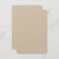 Tarjetas de Invitación Kraft Personalizadas de 3,5