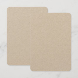 Tarjetas de invitación Kraft personalizadas de 3,5