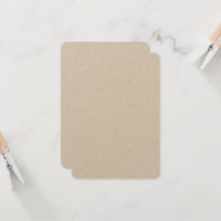 Tarjetas de Invitación Kraft Personalizadas de 3,5