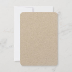 Tarjetas de Invitación Kraft Personalizadas de 3,5