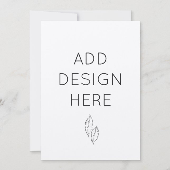 Tarjetas de invitación modernas personalizadas 5x7 (Anverso)