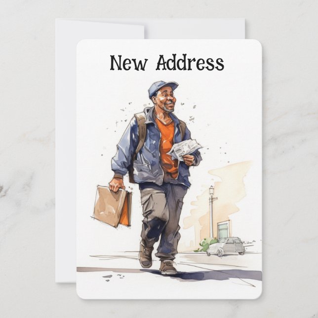 Tarjetas de Invitación móvil Mailman (Anverso)