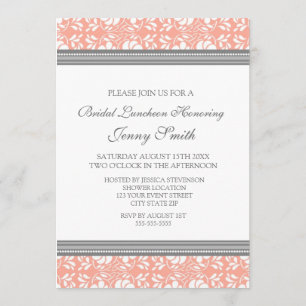 Tarjetas de invitación para almuerzo matrimonial C