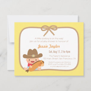 Tarjetas de Invitación para Baby Shower con Tema d