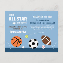 Tarjetas de Invitación para Baby Shower con Tema d