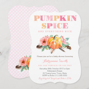 Tarjetas de invitación para Baby Shower de Boho Bo