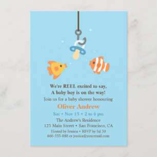 Tarjetas de Invitación para Baby Shower de Ceba de