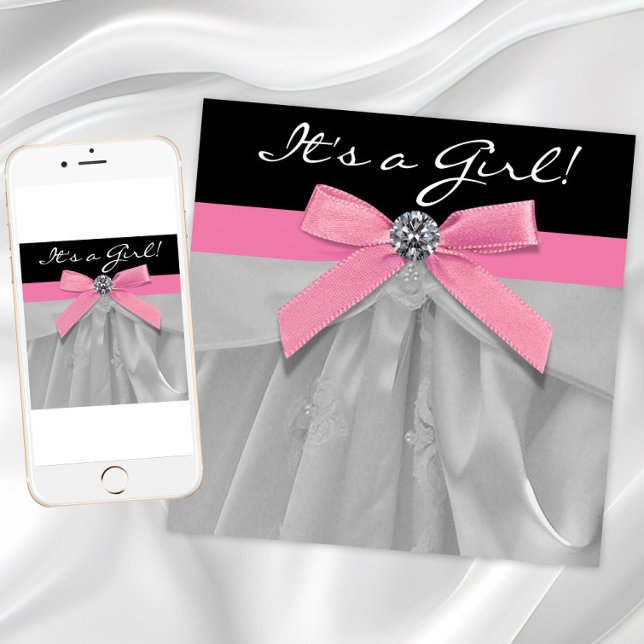 Tarjetas de Invitación para Baby Shower de Niña Ro (Subido por el creador)