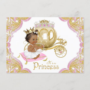 Tarjetas de Invitación para Baby Shower de Princes