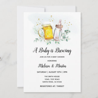 Tarjetas de Invitación para Baby Shower 'El Bebé e