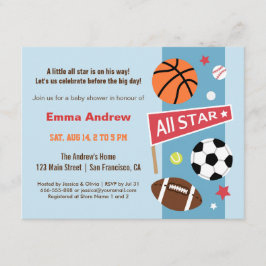 Tarjetas de Invitación para Baby Shower Temático d
