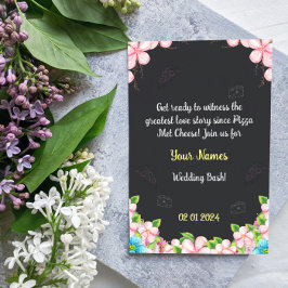 Tarjetas de invitación para bodas divertidas