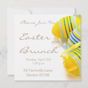 tarjetas de invitación para brunch de Pascua de 5,