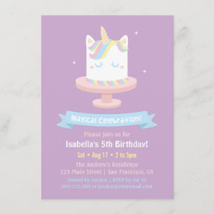 Tarjetas de Invitación para Cumpleaños de Niñas co