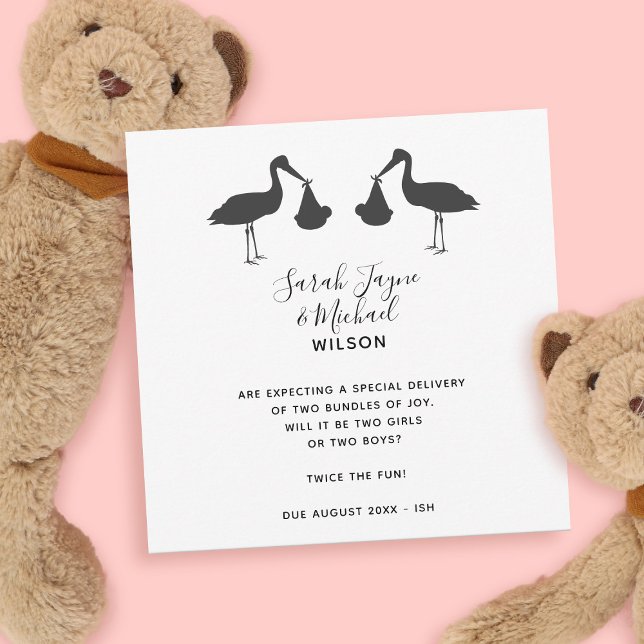 Tarjetas de Invitación para el embarazo de los mel (Subido por el creador)